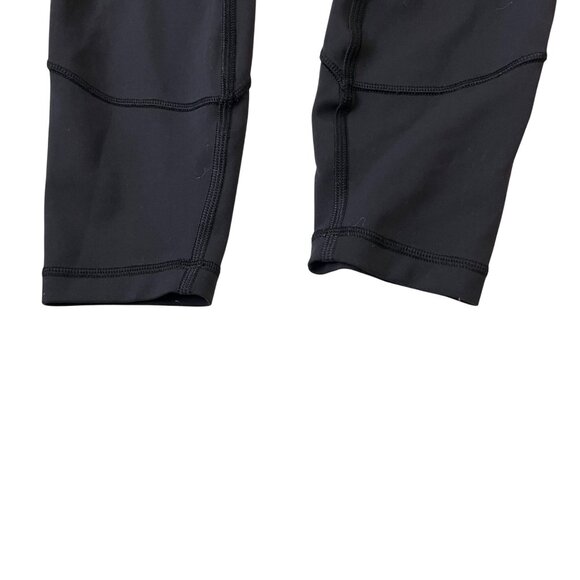 Lululemon In movement tights women's 2 black everlux HOLE in knee - Picture 9 of 10